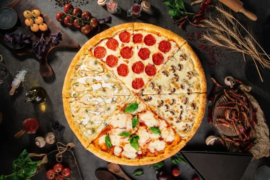 Ile kcal ma kawałek pizzy? Zaskakujące różnice w kaloryczności