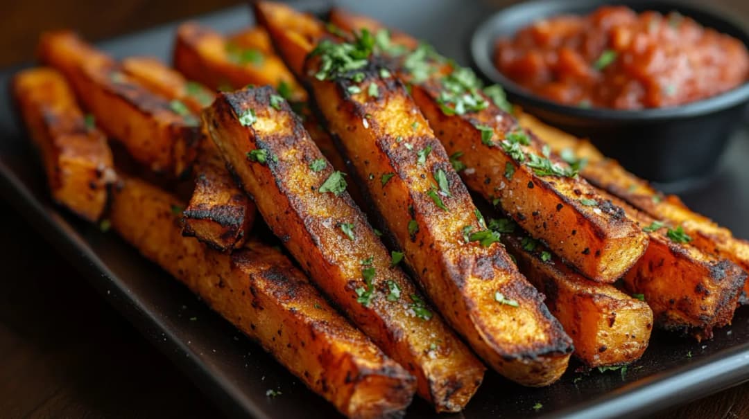 Ile piec bataty frytki w piekarniku, aby były idealnie chrupiące?